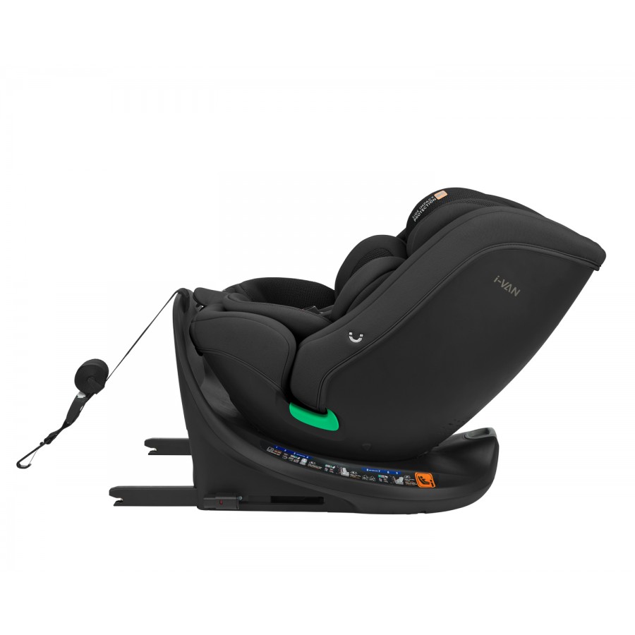 Kikkaboo Κάθισμα Αυτοκινήτου i-van Isofix i-Size 360° Black (31002100081)
