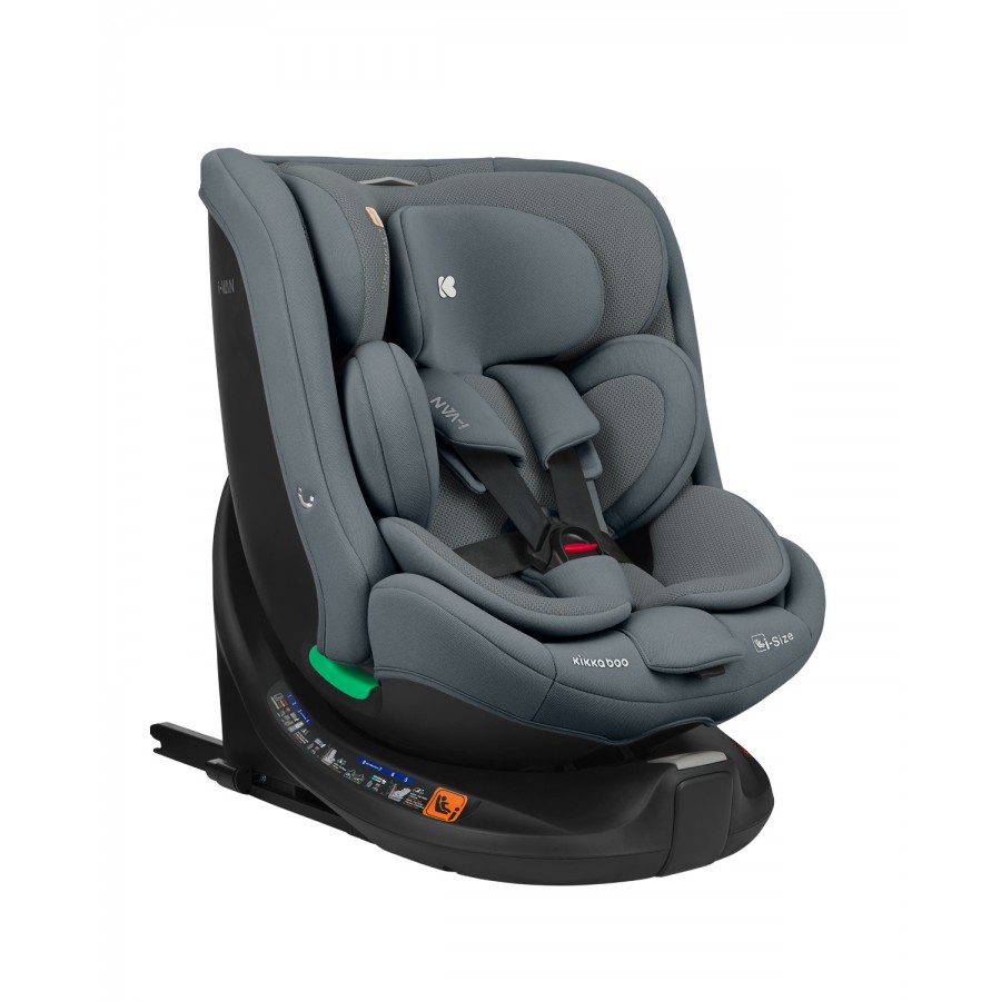 Kikkaboo Κάθισμα Αυτοκινήτου i-van Isofix i-Size 360° Dark Grey (31002100082)