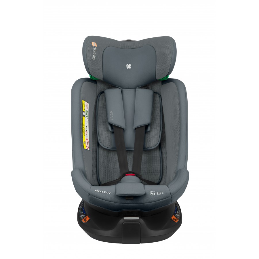 Kikkaboo Κάθισμα Αυτοκινήτου i-van Isofix i-Size 360° Dark Grey (31002100082)