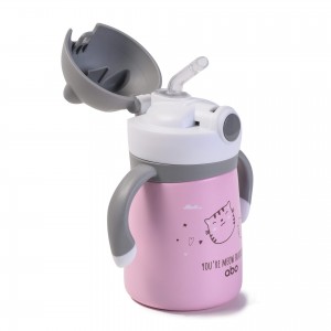 Abo Παγούρι θερμός 300 ml με μαλακό καλαμάκι & λαβές You're meow favorite (313401) Abo Παγούρι θερμός 300 ml με μαλακό καλαμάκι & λαβές You're meow favorite (313401)