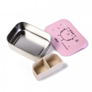 Abo Δοχείο από ανοξείδωτο ατσάλι 1200ml με αποσπώμενο καπάκι και διαχωριστικό σιλινκόνης You are Meow Favourite (313501) Abo Δοχείο από ανοξείδωτο ατσάλι 1200ml με αποσπώμενο καπάκι και διαχωριστικό σιλινκόνης You are Meow Favourite (313501)