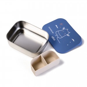 Abo Δοχείο από ανοξείδωτο ατσάλι 1200ml με αποσπώμενο καπάκι και διαχωριστικό σιλινκόνης Hello, Cow are you? (313505)