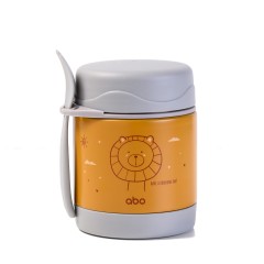 Abo Παιδικό δοχείο φαγητού ισοθερμικό στρογγυλό 300ml με κουταλοπίρουνο Have a Roarsome Day (313602) Abo Παιδικό δοχείο φαγητού ισοθερμικό στρογγυλό 300ml με κουταλοπίρουνο Have a Roarsome Day (313602)