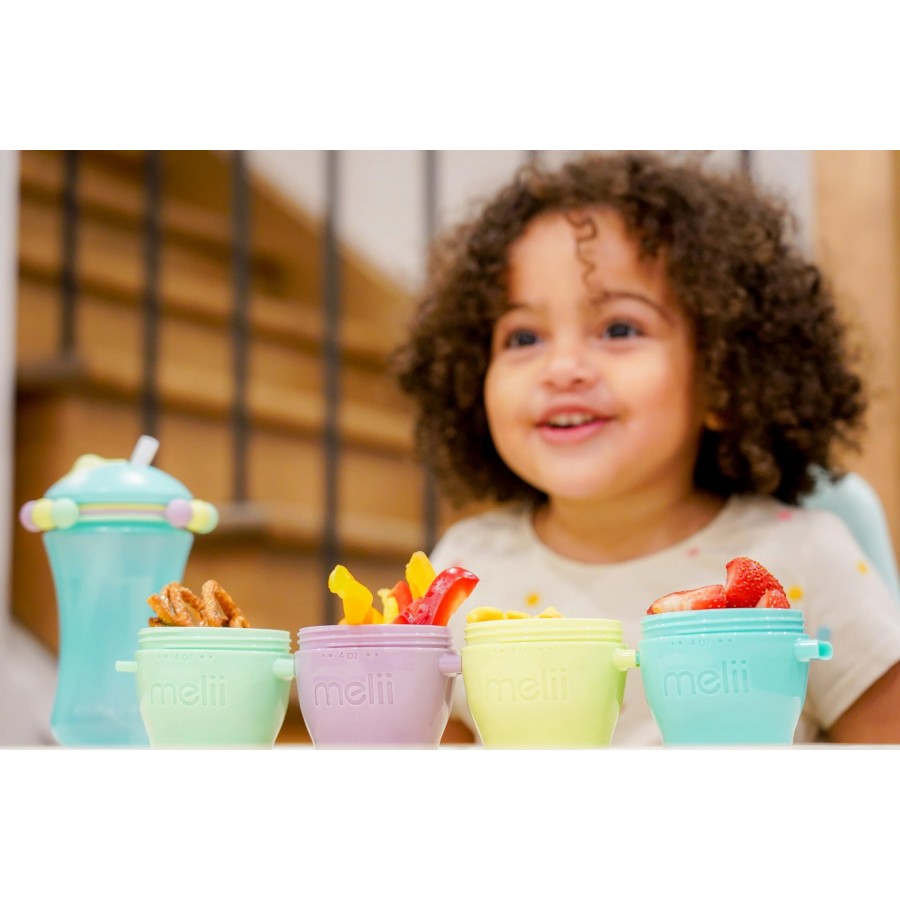 Melii Μικρά στοιβαζόμενα δοχεία φαγητού – Silicone Snap & Go Pods 4τεμ. 118ml, (MEL10450) Melii Μικρά στοιβαζόμενα δοχεία φαγητού – Silicone Snap & Go Pods 4τεμ. 118ml, (MEL10450)