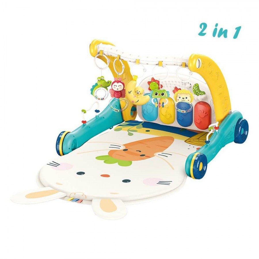 Bebestars Γυμναστήριο-Περπατούρα Piano Rabbit 2in1 (100-197)