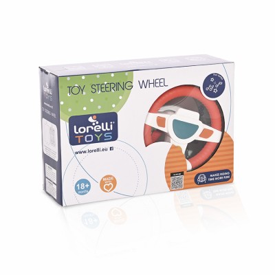  Lorelli Μουσικό Κρεμαστό Περιστρεφόμενο Παιχνίδι Κούνιας Steering Wheel (1019151)