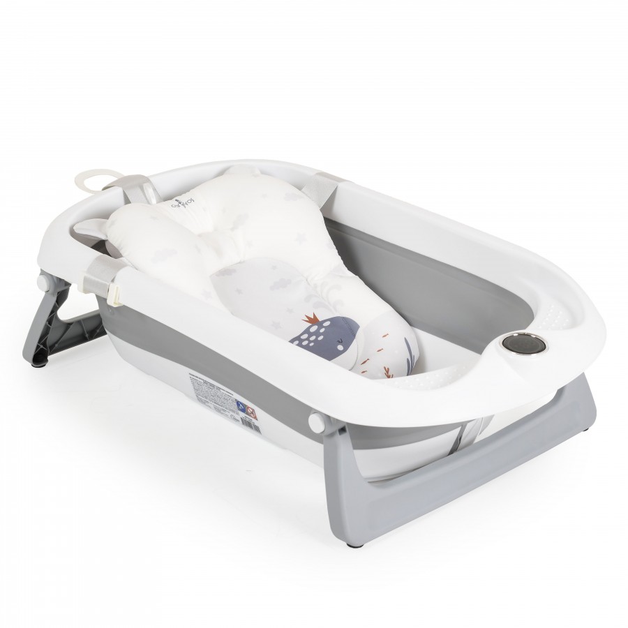 Cangaroo Πτυσσόμενο Σετ Μπάνιου Balena Grey (3800146272494)