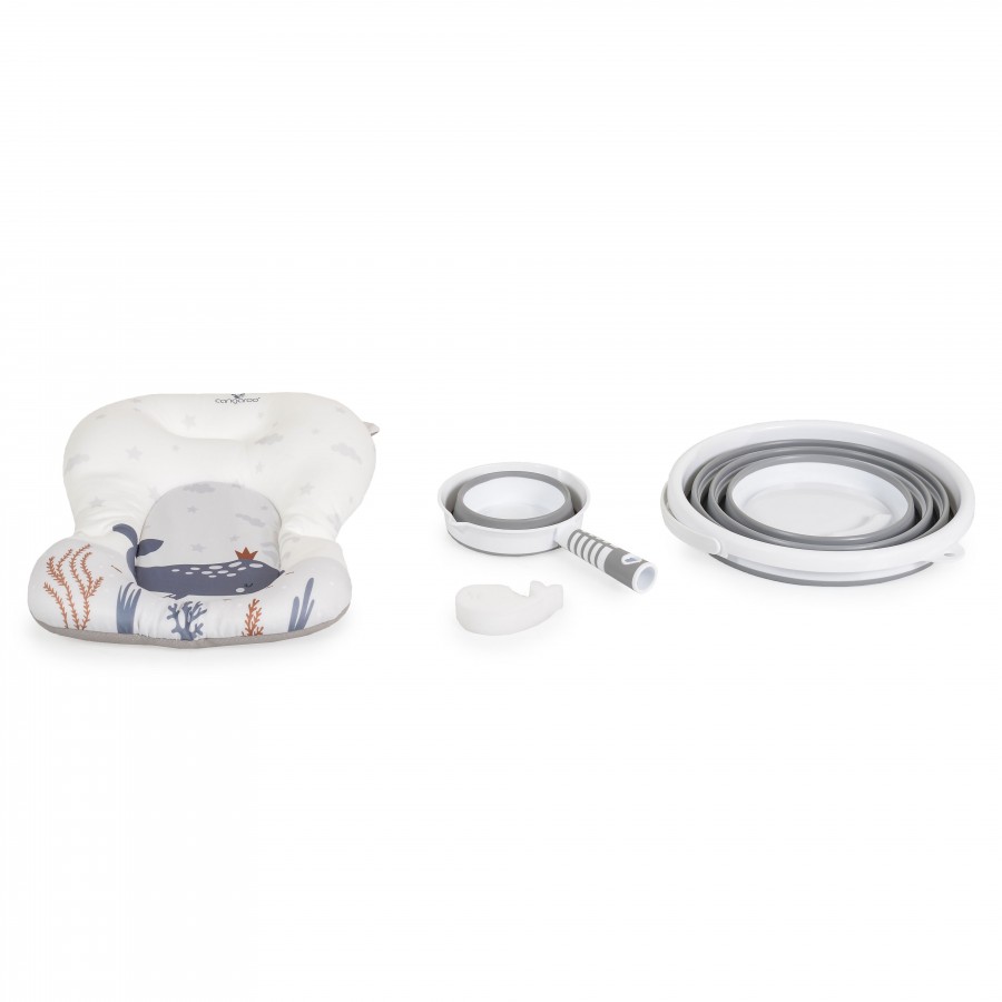 Cangaroo Πτυσσόμενο Σετ Μπάνιου Balena Grey (3800146272494)