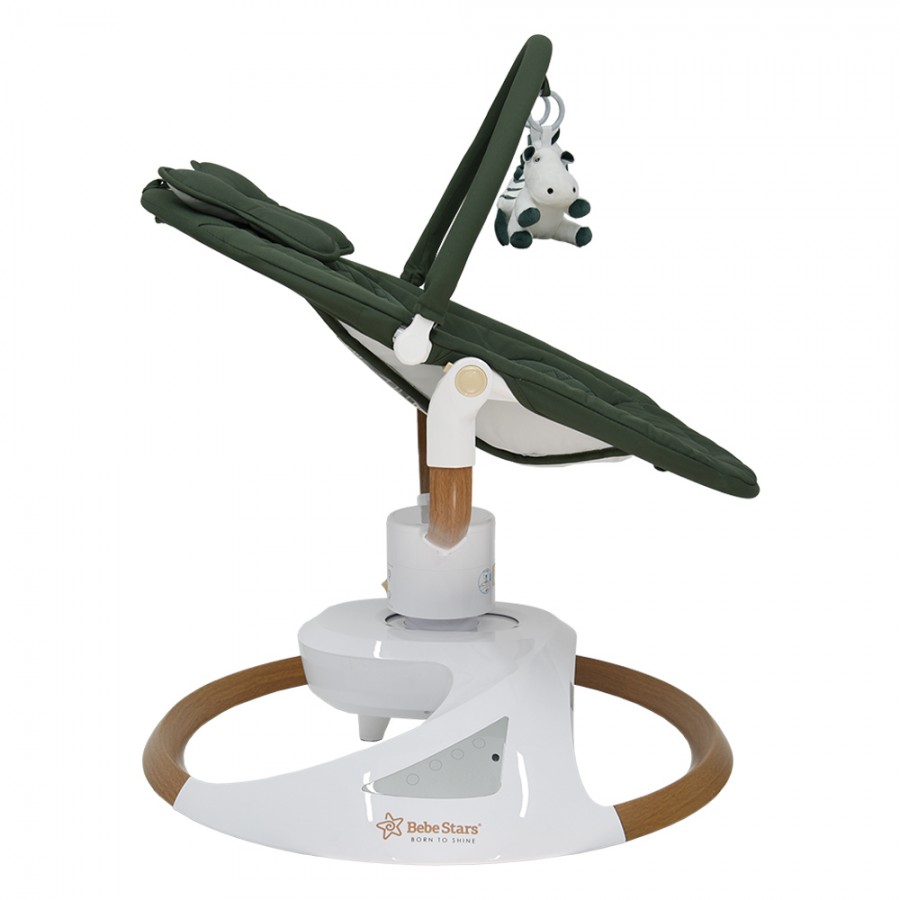 Bebestars ηλεκτρική κούνια Snuggle Forest Green (256-176)