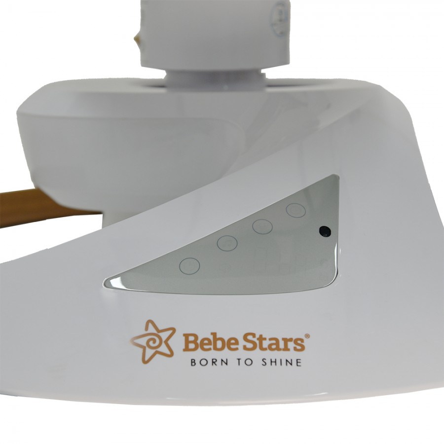Bebestars ηλεκτρική κούνια Snuggle Natural Beige (256-182)