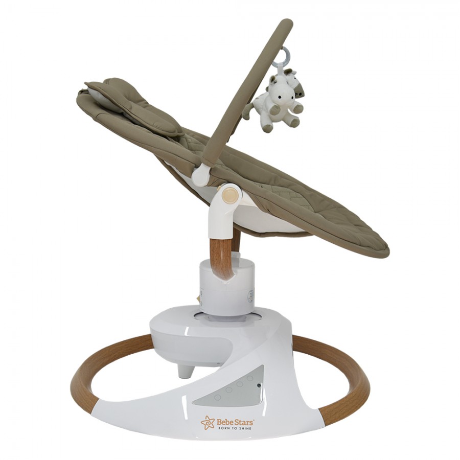 Bebestars ηλεκτρική κούνια Snuggle Natural Beige (256-182)