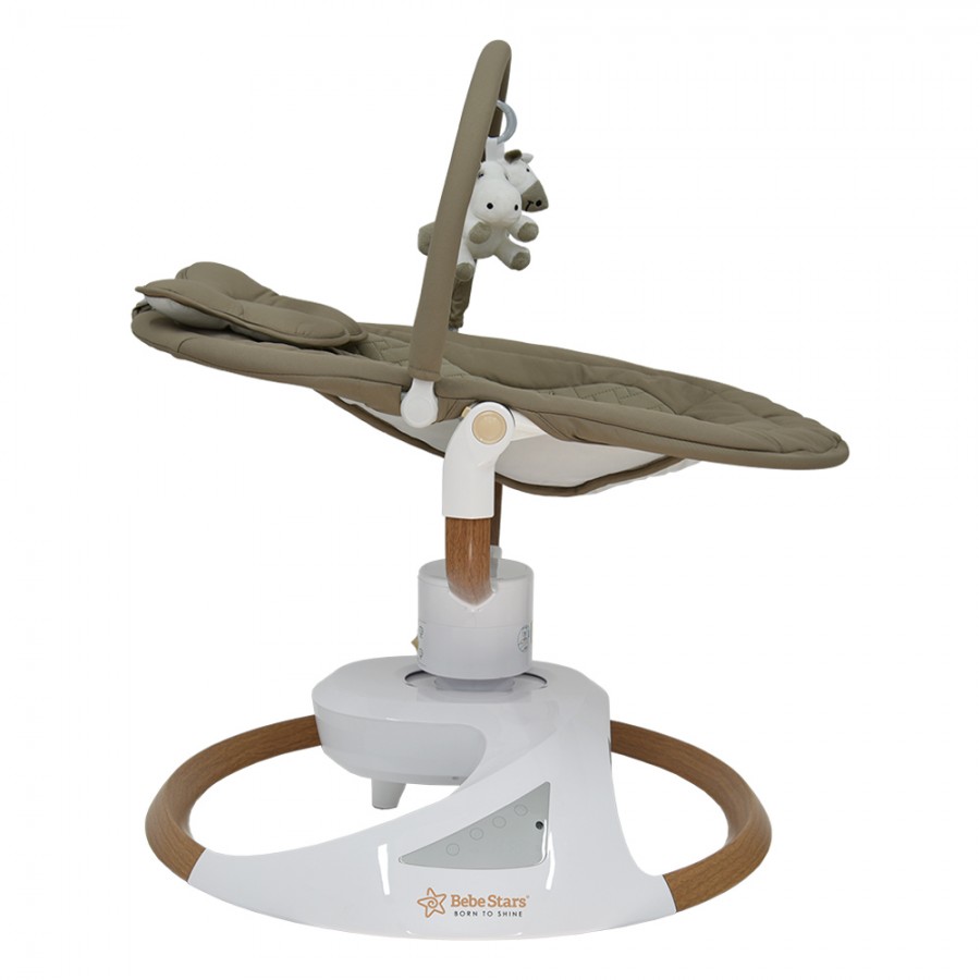 Bebestars ηλεκτρική κούνια Snuggle Natural Beige (256-182)