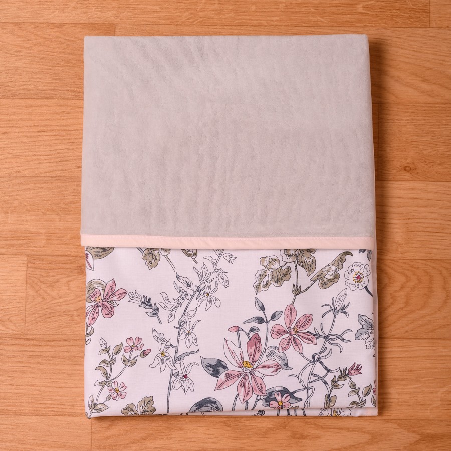 Abo Βελουτέ κουβέρτα αγκαλιάς 90*90 Flower Garden (2583-230)