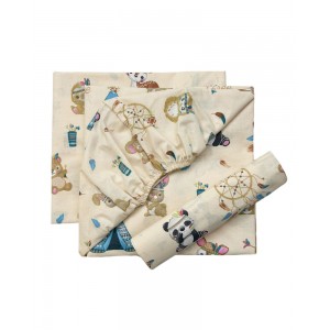 Bunnybebe Σεντόνια κούνιας σετ 3τμχ με λάστιχο, Boho (260-BOHO) Bunnybebe Σεντόνια κούνιας σετ 3τμχ με λάστιχο, Boho (260-BOHO)