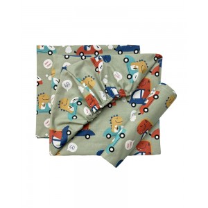 Bunnybebe Σεντόνια κούνιας σετ 3τμχ με λάστιχο, Dino Πράσινο (260-DINO-ΠΡΑΣΙΝΟ) Bunnybebe Σεντόνια κούνιας σετ 3τμχ με λάστιχο, Dino Πράσινο (260-DINO-ΠΡΑΣΙΝΟ)