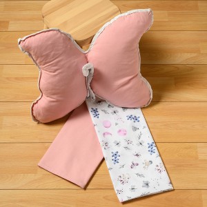 Abo Σετ σεντόνια λίκνου 2τμχ 70*120 Flowers & Butterflies (2811-400) Abo Σετ σεντόνια λίκνου 2τμχ 70*120 Flowers & Butterflies (2811-400)