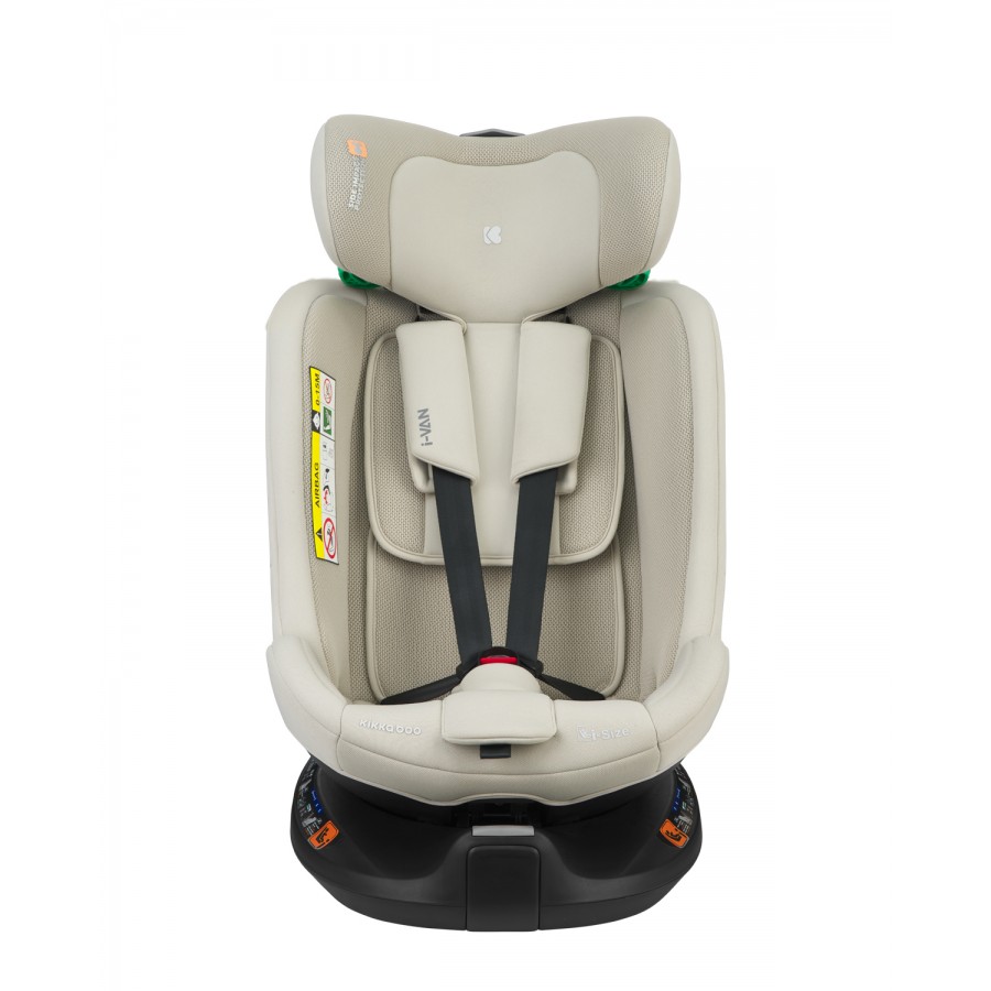 Kikkaboo Κάθισμα Αυτοκινήτου i-van Isofix i-Size 360° Light Grey (31002100083) Kikkaboo Κάθισμα Αυτοκινήτου i-van Isofix i-Size 360° Light Grey (31002100083)