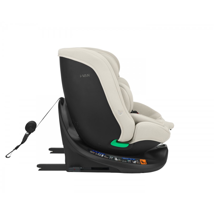 Kikkaboo Κάθισμα Αυτοκινήτου i-van Isofix i-Size 360° Light Grey (31002100083) Kikkaboo Κάθισμα Αυτοκινήτου i-van Isofix i-Size 360° Light Grey (31002100083)