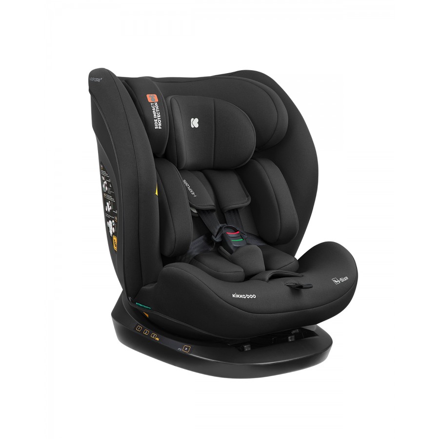 Kikkaboo Κάθισμα Αυτοκινήτου40-150 cm i-Explore i-SIZE Black (31002100104)