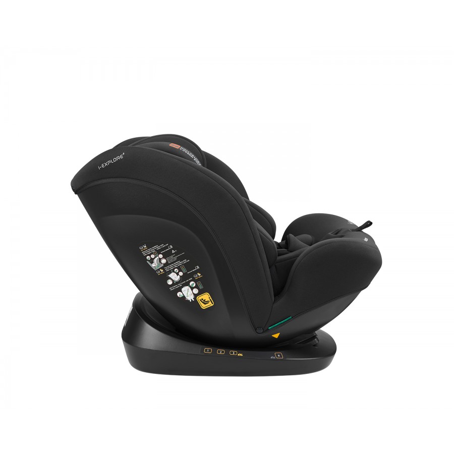 Kikkaboo Κάθισμα Αυτοκινήτου40-150 cm i-Explore i-SIZE Black (31002100104)