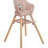 Ξύλινο Καρεκλάκι Φαγητού Kikkaboo Woody Pink (31004010176)