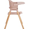 Ξύλινο Καρεκλάκι Φαγητού Kikkaboo Woody Pink (31004010176)