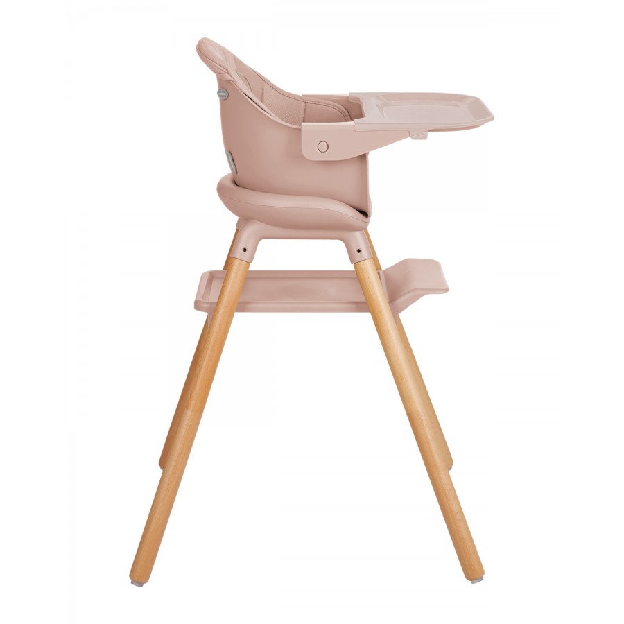 Ξύλινο Καρεκλάκι Φαγητού Kikkaboo Woody Pink (31004010176)