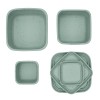 Kikkaboo Σετ μπολάκια από Σιλικόνη 3 τεμαχίων Platinum Silicone Sage (31302050009)