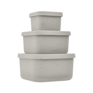 Kikkaboo  Σετ μπολάκια από Σιλικόνη 3 τεμαχίων Platinum Silicone Sand (31302050010)