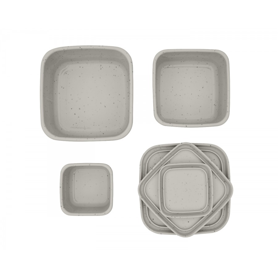 Kikkaboo  Σετ μπολάκια από Σιλικόνη 3 τεμαχίων Platinum Silicone Sand (31302050010)