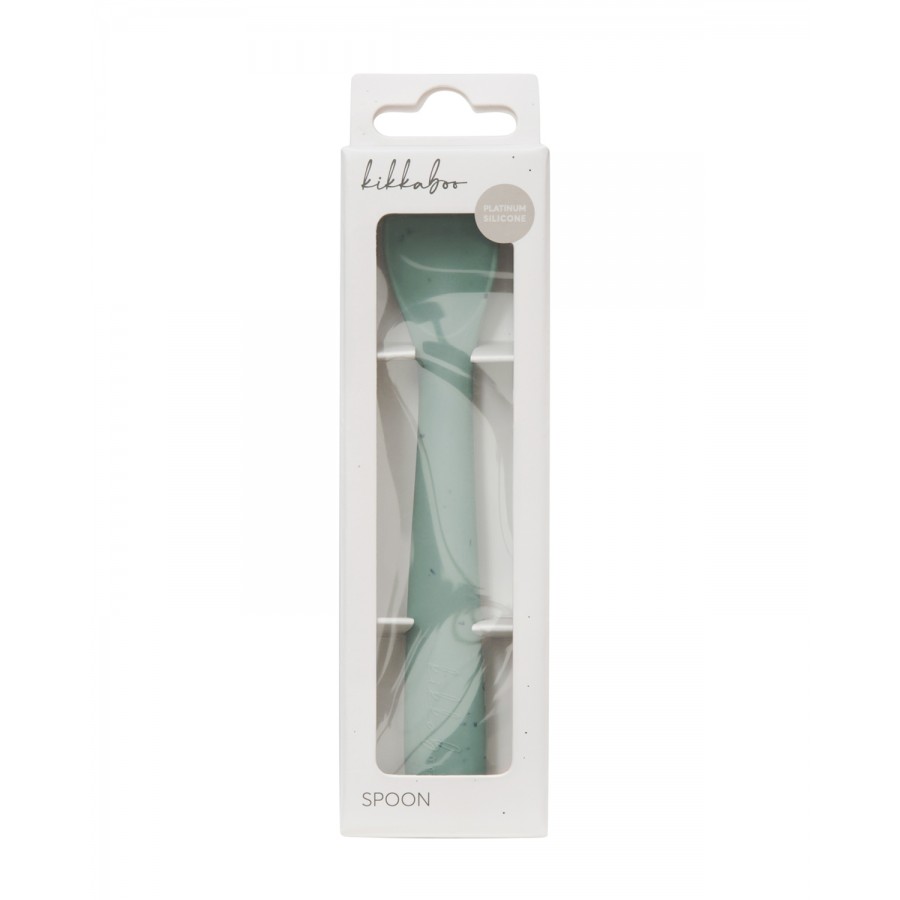 Kikkaboo Κουτάλι Σιλικόνη Platinum Silicone Sage (31302050016)