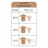 Bebestars Υπνόσακος 0-12 μηνών με αποσπώμενα μανίκια Winter Nature (3157-25)