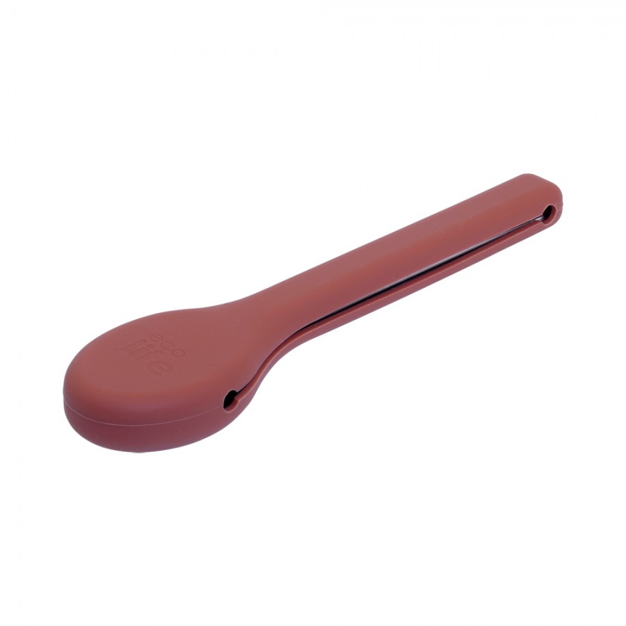 Eco Life Μαχαιροπίρουνα σε Θήκη Σιλικόνης Dusty Red (33-BO-9097)