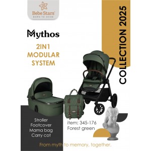Bebe Stars Πολυκαρότσι Mythos 3σε1 Forest Green ( 345-176) Bebe Stars Πολυκαρότσι Mythos 3σε1 Forest Green ( 345-176)