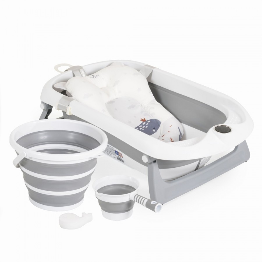 Cangaroo Πτυσσόμενο Σετ Μπάνιου Balena Grey (3800146272494)
