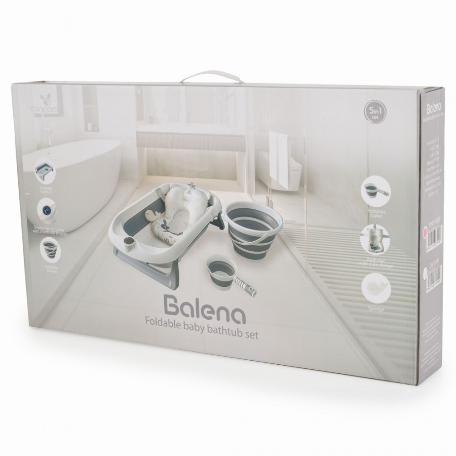 Cangaroo Πτυσσόμενο Σετ Μπάνιου Balena Pink (3800146272500)