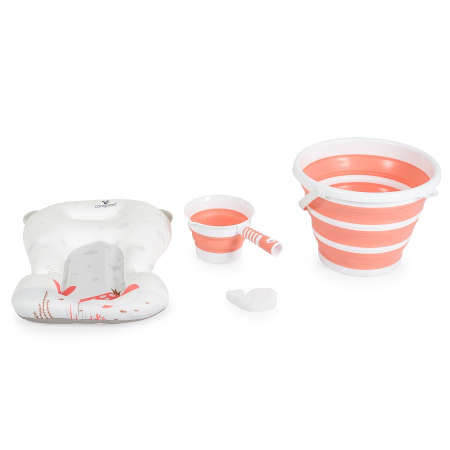 Cangaroo Πτυσσόμενο Σετ Μπάνιου Balena Pink (3800146272500)