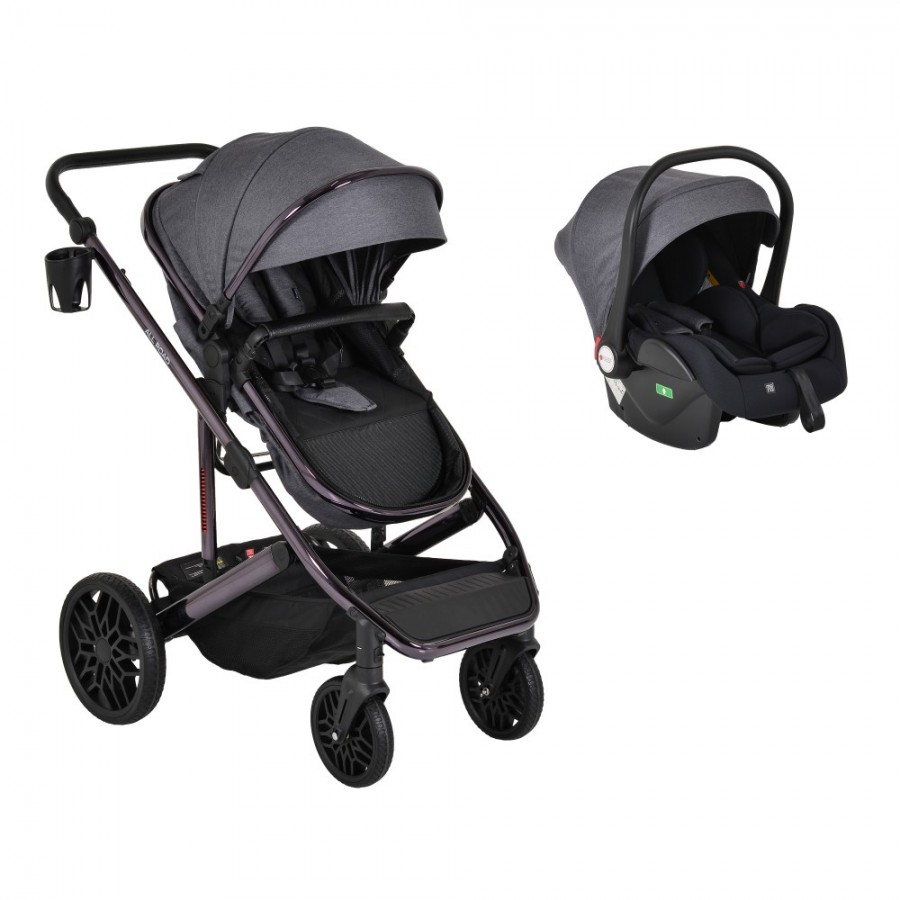 Moni Καρότσι 3 in 1 All road Grey (3801005100231)