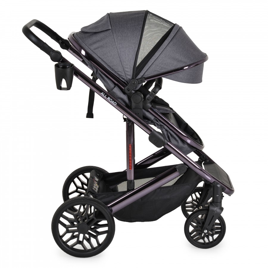 Moni Καρότσι 3 in 1 All road Grey (3801005100231)