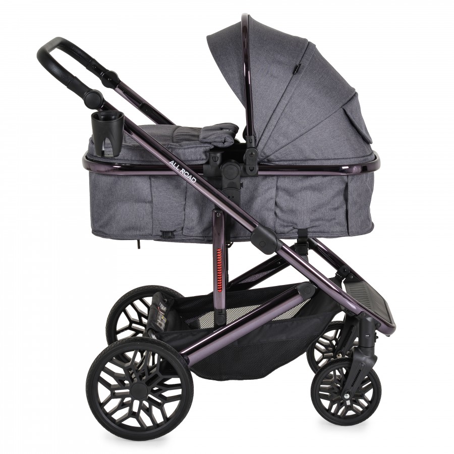 Moni Καρότσι 3 in 1 All road Grey (3801005100231)