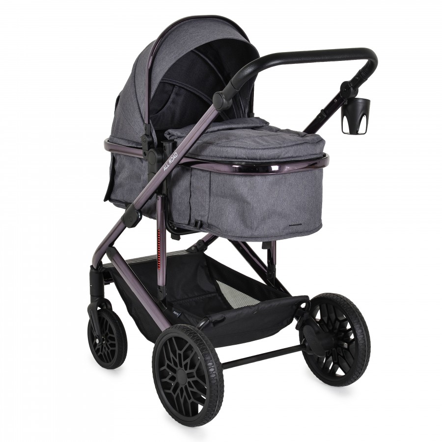 Moni Καρότσι 3 in 1 All road Grey (3801005100231)