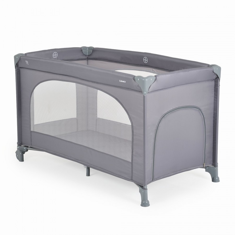  Cangaroo Παρκοκρεβατο Uno Grey (3801005210268)