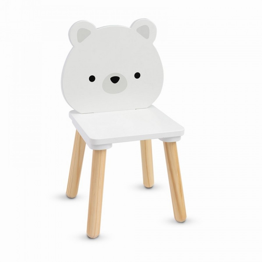 Moni Σετ Παιδικό Τραπέζι με 2 Καρέκλες από Ξύλο White Bears (3801005602001) Moni Σετ Παιδικό Τραπέζι με 2 Καρέκλες από Ξύλο White Bears (3801005602001)