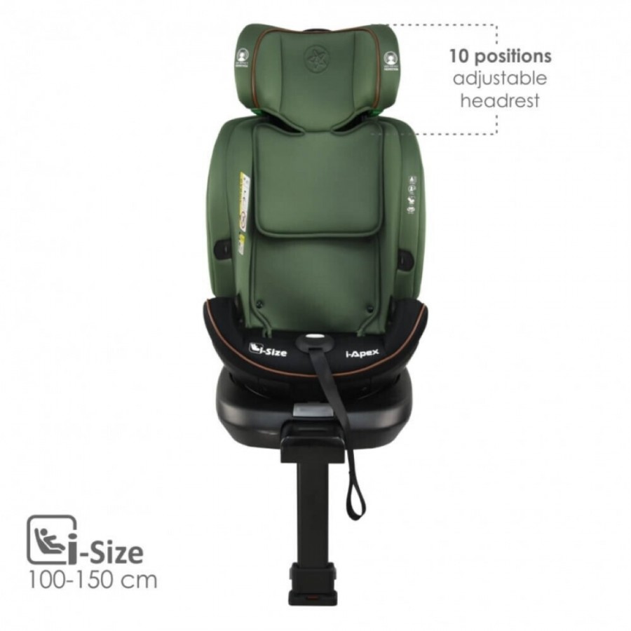 Bebestars Κάθισμα Αυτοκινήτου i-Apex i-Size 360° Green (916-176) Bebestars Κάθισμα Αυτοκινήτου i-Apex i-Size 360° Green (916-176)