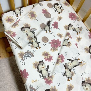 Bunnybebe Σεντόνια λίκνου (ΣΕΤ 3ΤΜΧ), Penguin (997-PENGUIN)