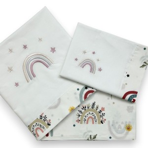 Bunnybebe Σεντόνια λίκνου (ΣΕΤ 3ΤΜΧ), Ουράνιο Τόξο, ροζ (999-ΟΥΡΑΝΙΟ ΤΟΞΟ-ΡΟΖ) Bunnybebe Σεντόνια λίκνου (ΣΕΤ 3ΤΜΧ), Ουράνιο Τόξο, ροζ (999-ΟΥΡΑΝΙΟ ΤΟΞΟ-ΡΟΖ)