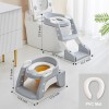 Babywise 3 σε 1 Εκπαιδευτική Σκαλιέρα Τουαλέτας – Grey (BW034)