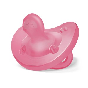 Chicco Πιπίλα Όλο Σιλικόνη PhysioForma Soft Ροζ Για 16-36 Μηνών (C60-73091-93)