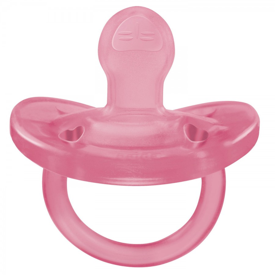 Chicco Πιπίλα Όλο Σιλικόνη PhysioForma Soft Ροζ Για 16-36 Μηνών (C60-73091-93)