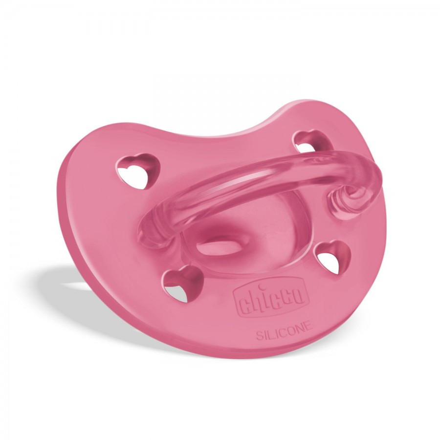 Chicco Πιπίλα Όλο Σιλικόνη PhysioForma Soft Ροζ Για 16-36 Μηνών (C60-73091-93)